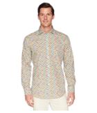 Bugatchi - Shaped Fit Long Sleeve Car Print Woven Shirt