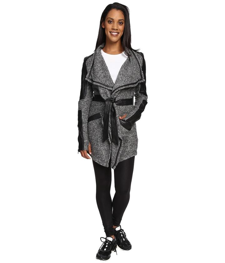 Blanc Noir - Drape Sweater Coat