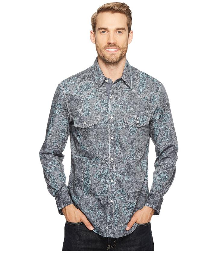 Rock And Roll Cowboy - Long Sleeve Snap B2s2071
