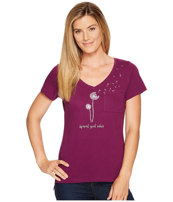 Life Is Good - Good Vibes Pocket Vibe Tee