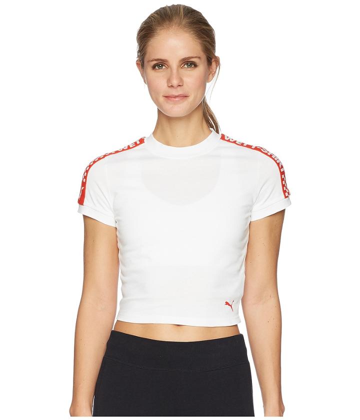 Puma - Puma X Fenty By Rihanna Short Sleeve Cropped Tee