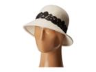 San Diego Hat Company - Wfh8037 Cloche With Black Lace Trim