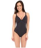 Jets By Jessika Allen - Illuminate Dd-e Cup Gathered Underwire One-piece Swimsuit