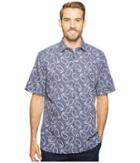 Bugatchi - Short Sleeve Classic Fit Point Collar Shirt