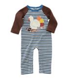Mud Pie - Thanksgiving Football One-piece