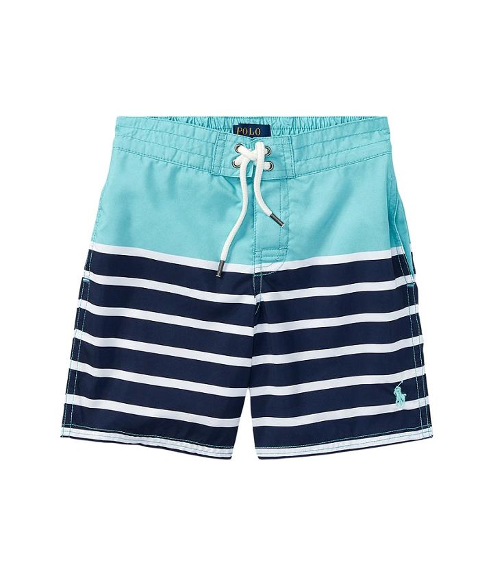 Polo Ralph Lauren Kids - Sanibel Striped Swim Trunks