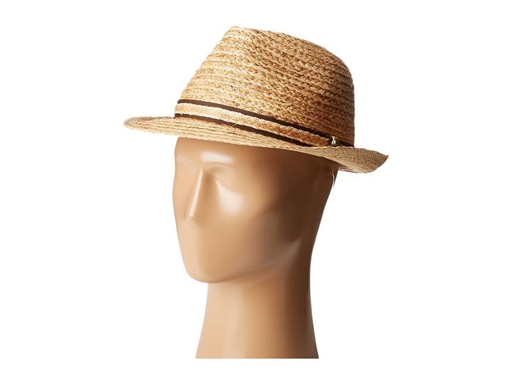 Tommy Bahama - Burnt Braid Raffia Fedora