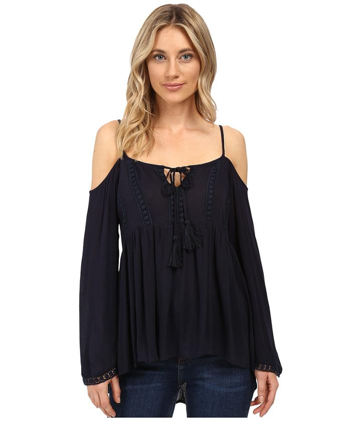 Brigitte Bailey - Sidonie Cold Shoulder Top With Crochet Detail