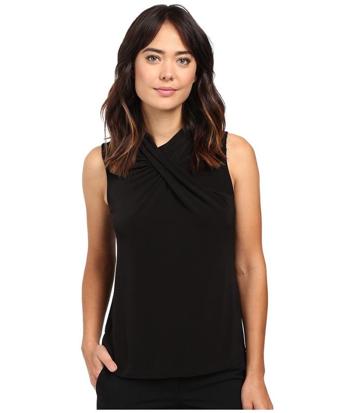 Calvin Klein - Sleeveless Top W/ Lace Yoke