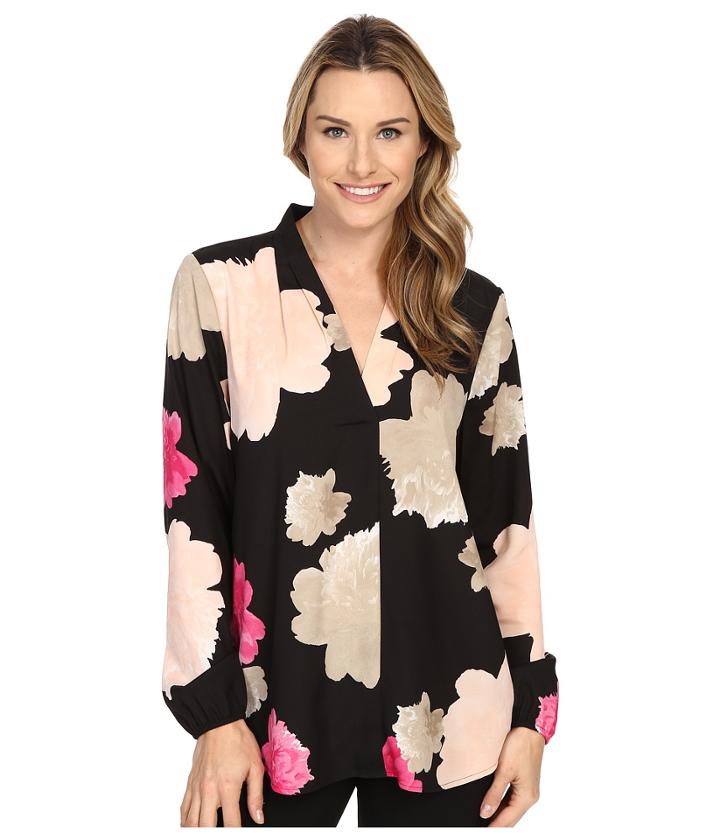 Calvin Klein - Printed Long Sleeve W/ Invert Pleat