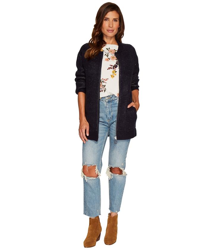 Sanctuary - Sweet Cozy Sweater Bomber Jacket
