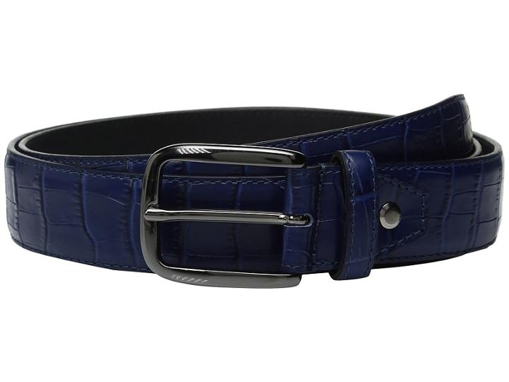 Bugatchi - Caravaggio Croc Print Belt