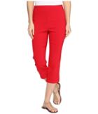 Fdj French Dressing Jeans - Techno Slim Pull-on Capris In Red
