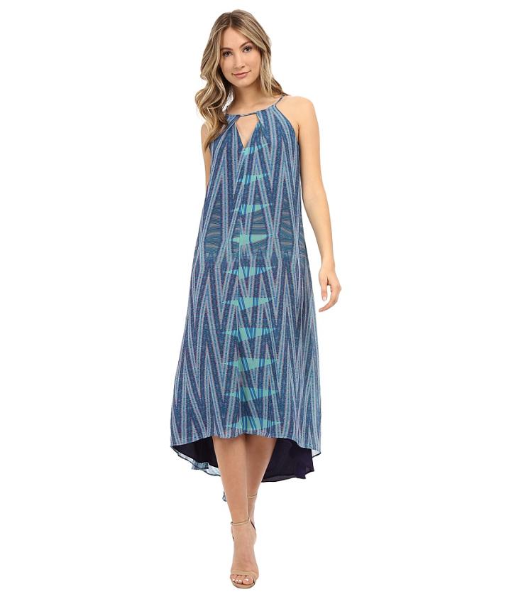 Adelyn Rae - Printed Keyhole Maxi Dress