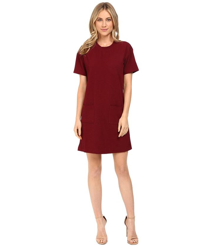 Culture Phit - Bellana Short Sleeve Waffle Dress With Pockets