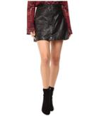 The Jetset Diaries - Saraya Leather Mini Dress
