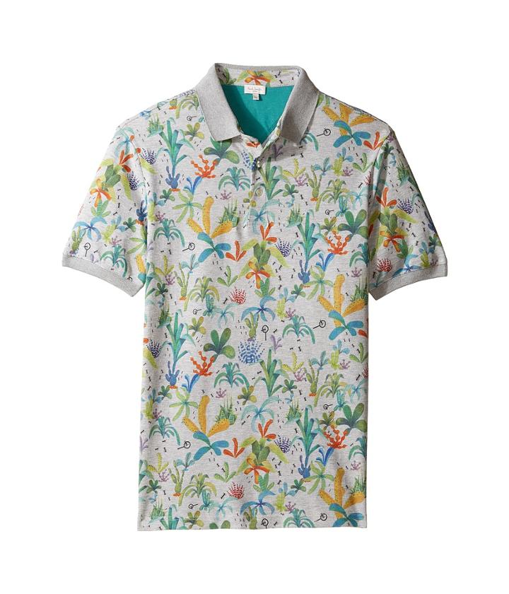 Paul Smith Junior - Short Sleeve Plam Trees Polo