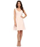 Adrianna Papell - Crossover Band Fit Flare Dress