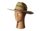 San Diego Hat Company - Rsm581 Rush Straw Lifeguard W/ Band And Chin Cord