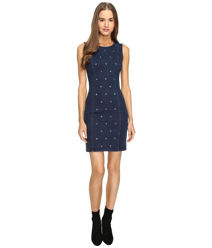 Love Moschino - Star Studded Denim Dress