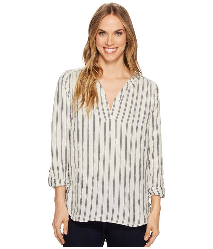 Dylan By True Grit - Farmhouse Stripe Long Sleeve Tunic