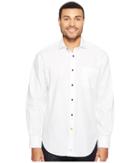 Thomas Dean &amp; Co. - Long Sleeve Textured Solid Sport Shirt