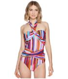 Athena - Kaliedostripe Ashlyn Molded Cup One-piece