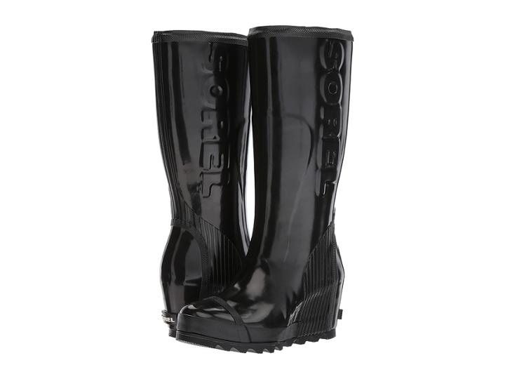 Sorel - Joan Rain Wedge Tall Gloss