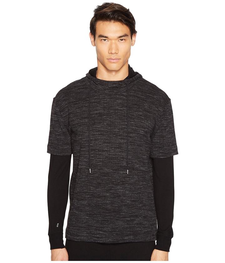 Atm Anthony Thomas Melillo - Mixed Media Double Sleeve Hoodie