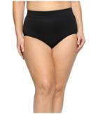 Miraclesuit - Plus Size Solid Basic Brief Bottom