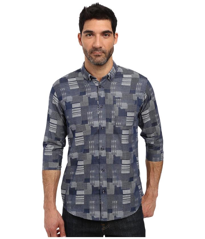 Publish - Stanton - 3/4 Sleeve Full Button Up