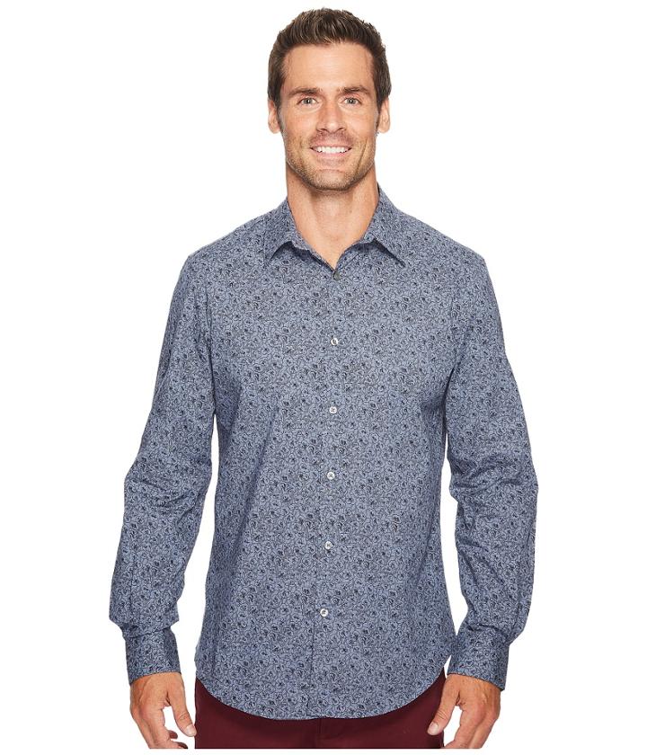 Perry Ellis - Midnight Floral Shirt