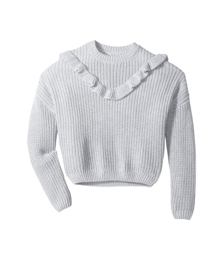 Blank Nyc Kids - Ruffle Sweater In Mind Mischief