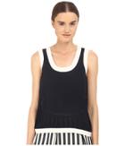 Armani Jeans - Poly Seer Sucker Top