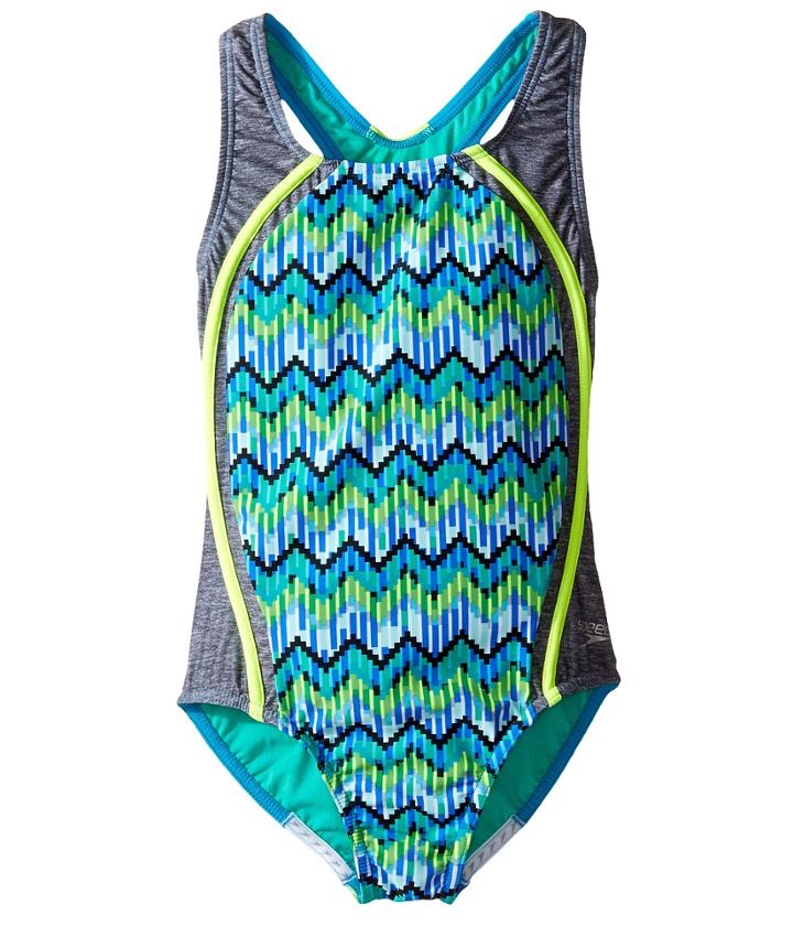 Speedo Kids - Digi Zigzag Heather Sport Splice