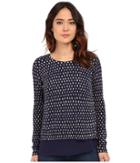 Lucky Brand - Polka Dot Printed Pullover