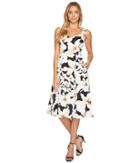 Adrianna Papell - Lily Floral Fit And Flare Dress
