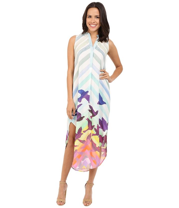 Mara Hoffman - Rayon Sleeveless Shirtdress