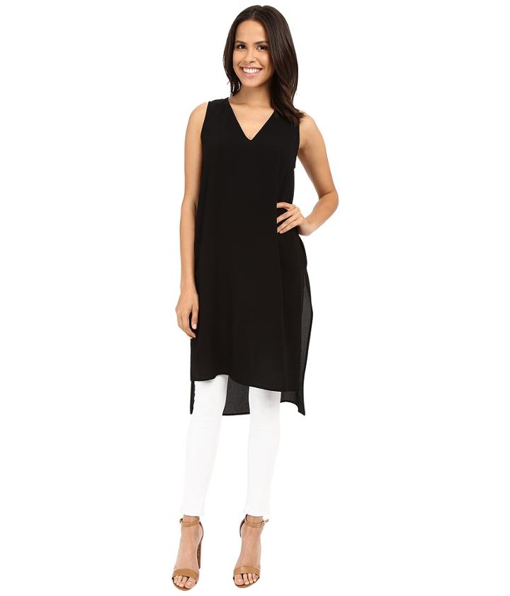 Vince Camuto - Sleeveless V-neck Long Tunic
