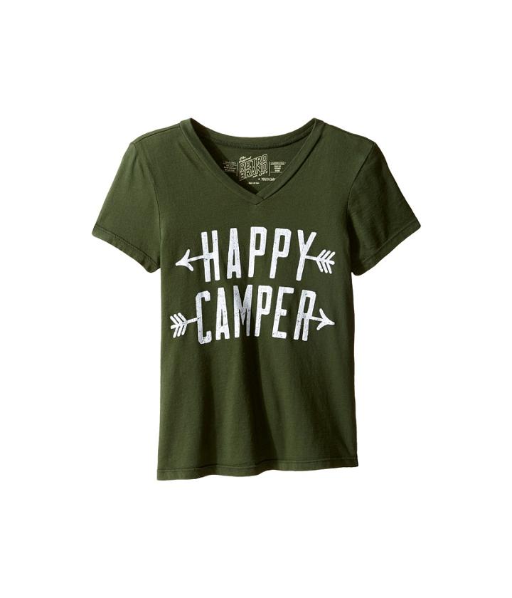 The Original Retro Brand Kids - Happy Camper V-neck Tee