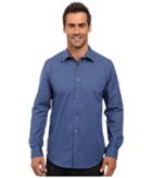 Calvin Klein - Long Sleeve Infinite Cool Mini Check Poplin Shirt