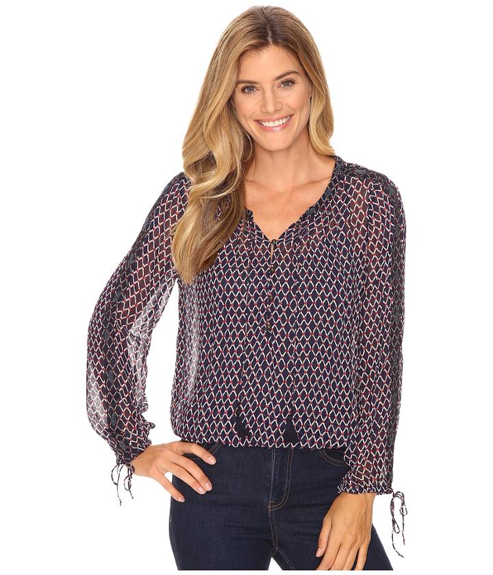 Lucky Brand - Beaded Trim Blouse