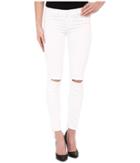 Paige - Verdugo Ankle W/ Undone Hem In White Mist Destructed