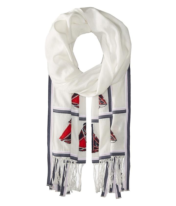 Tory Burch - Sailboat Embroidered Oblong