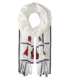 Tory Burch - Sailboat Embroidered Oblong
