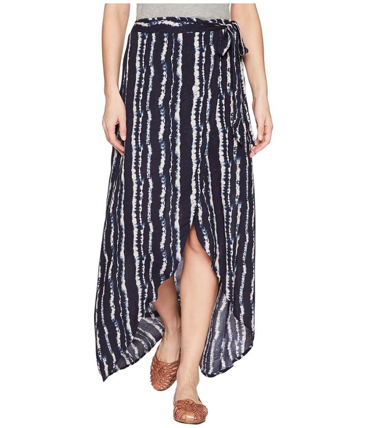 Miss Me - Surplice Acid Wash Skirt