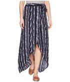 Miss Me - Surplice Acid Wash Skirt