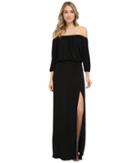 Culture Phit - Lily Off-the-shoulder Maxi Dress With Slit