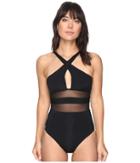 Jets By Jessika Allen - Aspire Cross Over Mesh One-piece