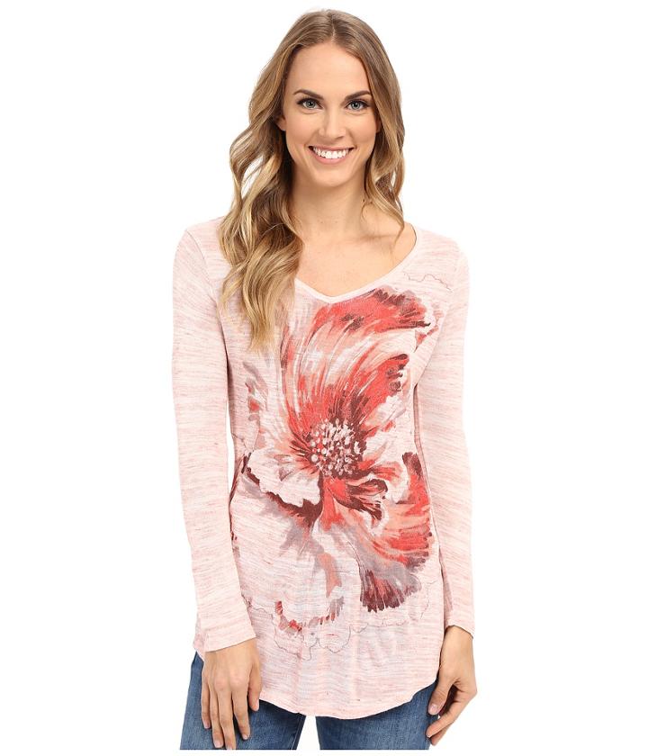 Lucky Brand - Painted Floral Tee